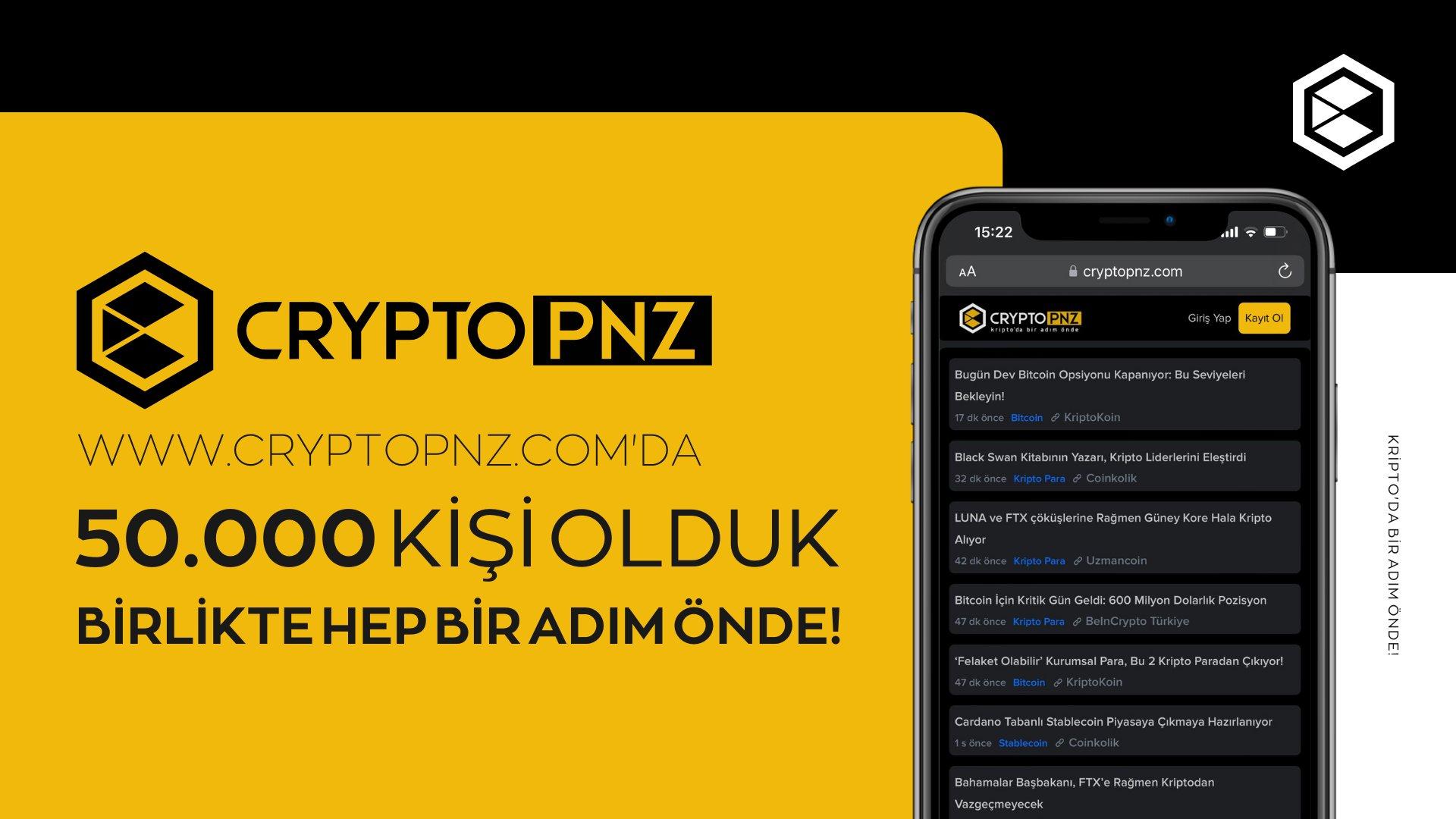 CryptoPNZ 50.000 Üye Sayısına Ulaştı